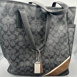 Coach Heritage Stripe Tote